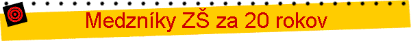 Medznky Z za 20 rokov