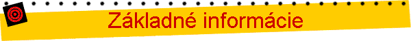 Zkladn informcie